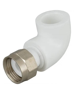 Угол комбинированный 90° 1/2"x20 мм ВР полипропилен 32269 Рвк