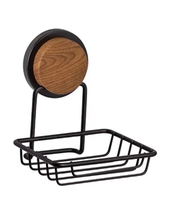 Мыльница Fixsen Magic Wood металл цвет черный