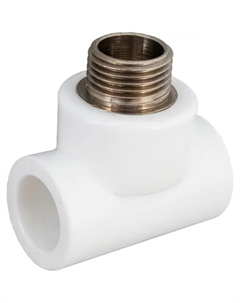 Тройник комбинированный 1"x32 мм НР-ВП полипропилен Рвк