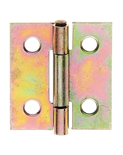 Петля универсальная 25.2x22 мм, оцинкованная сталь, цвет золотой Gah alberts