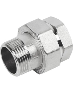 Сгон прямой американка 1"x1" ВР-НР латунь Stout