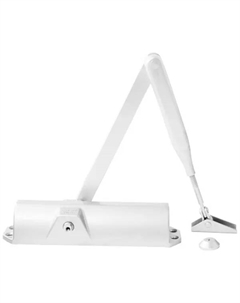 Доводчик дверной Dorma TS 68 максимальная нагрузка 80 кг алюминий цвет белый Dormakaba