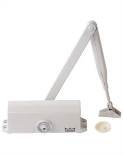 Доводчик дверной Dorma TS-77 EN4 максимальная нагрузка 80 кг алюминий цвет белый Dormakaba