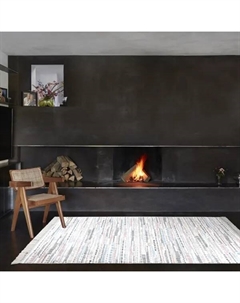 Ковер вискоза Vivaldi Lux 957/6666 95x140 см цвет серый Ragolle