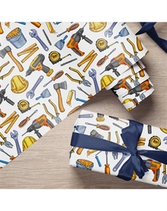 Бумага упаковочная «Строитель» 100x70 см цвет разноцветный Симфония