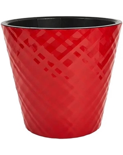 Горшок цветочный Manhattan ø19 h17.3 см v3.3 л пластик красный Ingreen