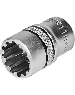 Торцевая головка двенадцатигранная HT205168 1/4 дюйма 11 мм Dexter