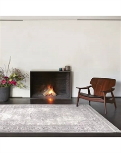 Ковер вискоза Vivaldi Lux 909/6616 95x140 см цвет серый Ragolle