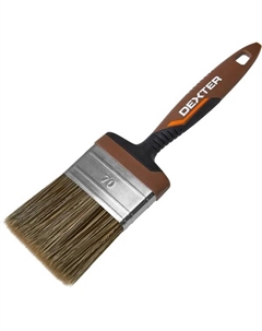 Кисть для лаков и антисептиков 70 мм Dexter