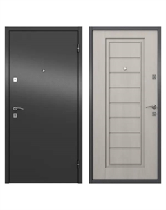 Дверь входная металлическая Альта 95x205 см правая цвет белое дерево Torex