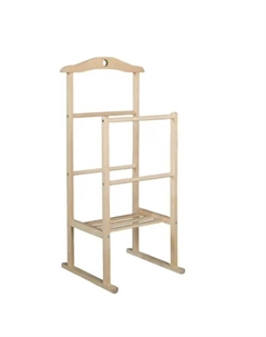 Вешалка костюмная 40x41x95 см дерево цвет бежевый Без бренда