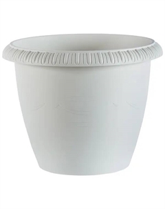 Горшок цветочный Жардин ø45 h37 см v28.8 л пластик серый Tek.a.tek