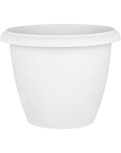 Горшок цветочный Жардин ø35 h29 см v13 л пластик серый Tek.a.tek