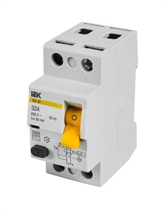 УЗО ВД1-63, 2 полюса, 32 А Iek