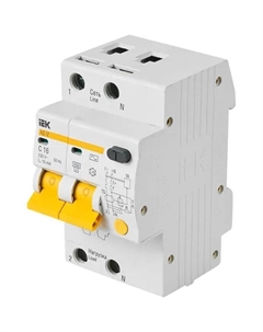 Автомат дифференциальный АД12 2Р 16А 10мА ИЭК Iek