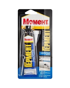Герметик санитарный белый 70 мл Момент