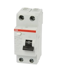 УЗО FH202 1P N 40 А 30 мА 6 кА АС 2CSF202004R1400 Abb