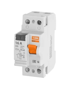 УЗО ВД-63 2Р 16 А 30 мА 4.5 кА AC Tdm еlectric