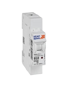 Автоматический выключатель Opti Din BM63 1P C10 А 4.5 кА 329500 Кэаз