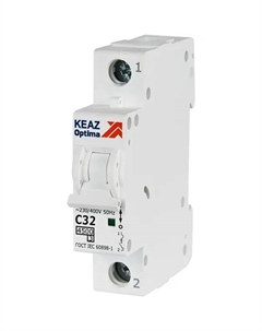Автоматический выключатель Opti Din BM63 1P C32 А 4.5 кА Кэаз