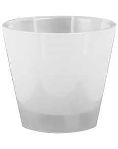 Горшок цветочный London ø12.6 h11.3 см v1 л пластик белый Ingreen
