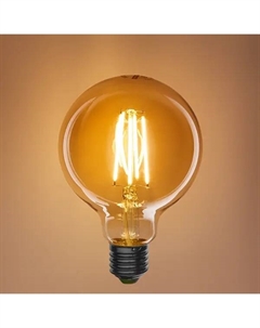 Лампа филаментная G95-8-230-2.7K-E27-GD E27 220-240 В 8 Вт шар 810 Лм теплый белый свет Онлайт