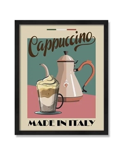 Картина в раме Капучино 40x50 см цвет разноцветный Postermarket