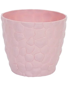 Кашпо Камни ø18 h15.5 см v2.6 л пластик розовый Idea