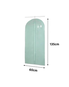 Чехол для одежды 60x135 см полипропилен цвет лагуна Spaceo