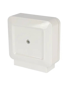 Распределительная коробка открытая 100x100x35 мм 2 ввода IP44 цвет белый Systeme electric