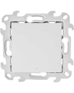 Переключатель встраиваемый 24 Push&Go 1 клавиша с подсветкой цвет белый Simon