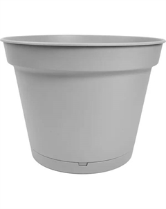 Горшок цветочный Mint ø380 h28.6 см v20 л пластик серый Homwer