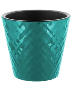 Горшок цветочный Manhattan ø16 см h25.3 см v1.6 л пластик тропический лес Ingreen
