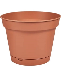 Горшок цветочный Mint ø185 h14.2 см v2.3 л пластик терракотовый Homwer