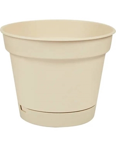 Горшок цветочный Mint ø120 h9.4 см v0.7 л пластик светло-бежевый Homwer