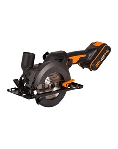 Пила циркулярная аккумуляторная WT520WX, 20 В Li-ion 2 Ач, 120 мм Worx