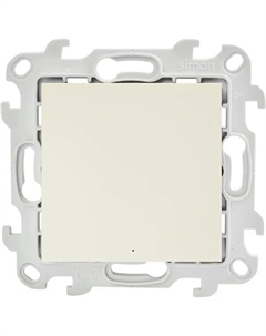 Переключатель встраиваемый 24 Push&Go 1 клавиша с подсветкой цвет слоновая кость Simon