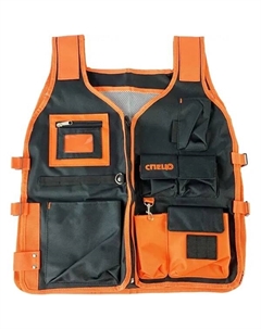 Жилет рабочий цвет красный/черный размер единый рост 170-195 см Спец