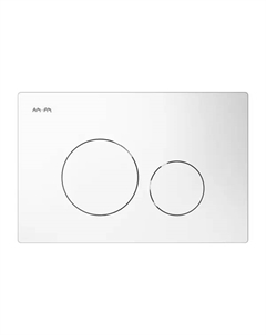 Клавиша смыва AM.PM Tech I049001LM, пневматическая, пластик, цвет белый Am.pm.