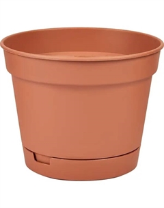 Горшок цветочный Mint ø120 h9.4 см v0.7 л пластик терракотовый Homwer