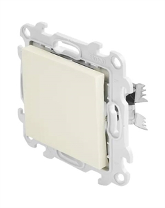 Переключатель встраиваемый 24 Push&Go 1 клавиша цвет слоновая кость Simon