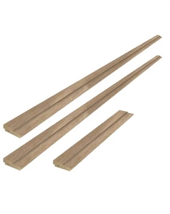 Комплект дверной коробки Канзас телескопический 2070x80x3.8 мм ПВХ цвет дуб европейский красный (2.5шт.) Velldoris