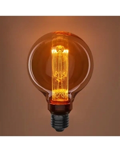 Лампа светодиодная G95-4-230-1.8K-E27-PMMA E27 220-240 В 4 Вт шар 200 Лм теплый белый свет Онлайт