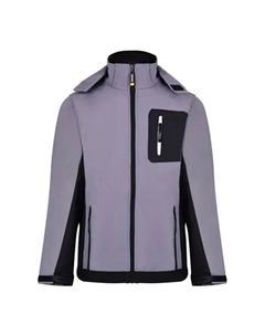 Куртка рабочая с капюшоном утепленная Softshell D81480 цвет серый размер M рост 170 Dowell