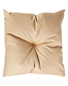 Подушка водоотталкивающая 45x45 см цвет бежевый Linen way
