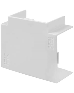 Тройник для кабель-канала КМТ 40x25 мм цвет белый 4 шт. Iek