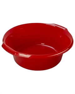 Таз круглый «Водолей» 16 л пластик цвет красный Martika