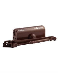 Доводчик дверной 430F Isparus, 50-110 кг, силумин, цвет коричневый Нора-м