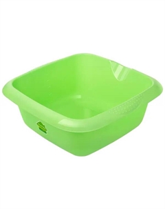 Таз квадратный Matrika 4.8 л пластик цвет зелёный Martika