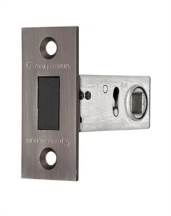 Защелка межкомнатная 100-М 70x20 мм сталь цвет графит Palladium